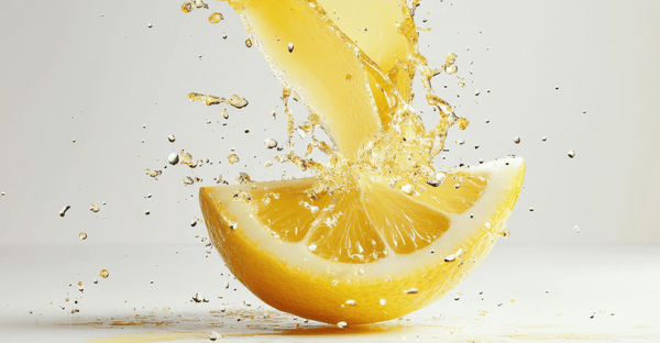 Lemon squirting out juice, 